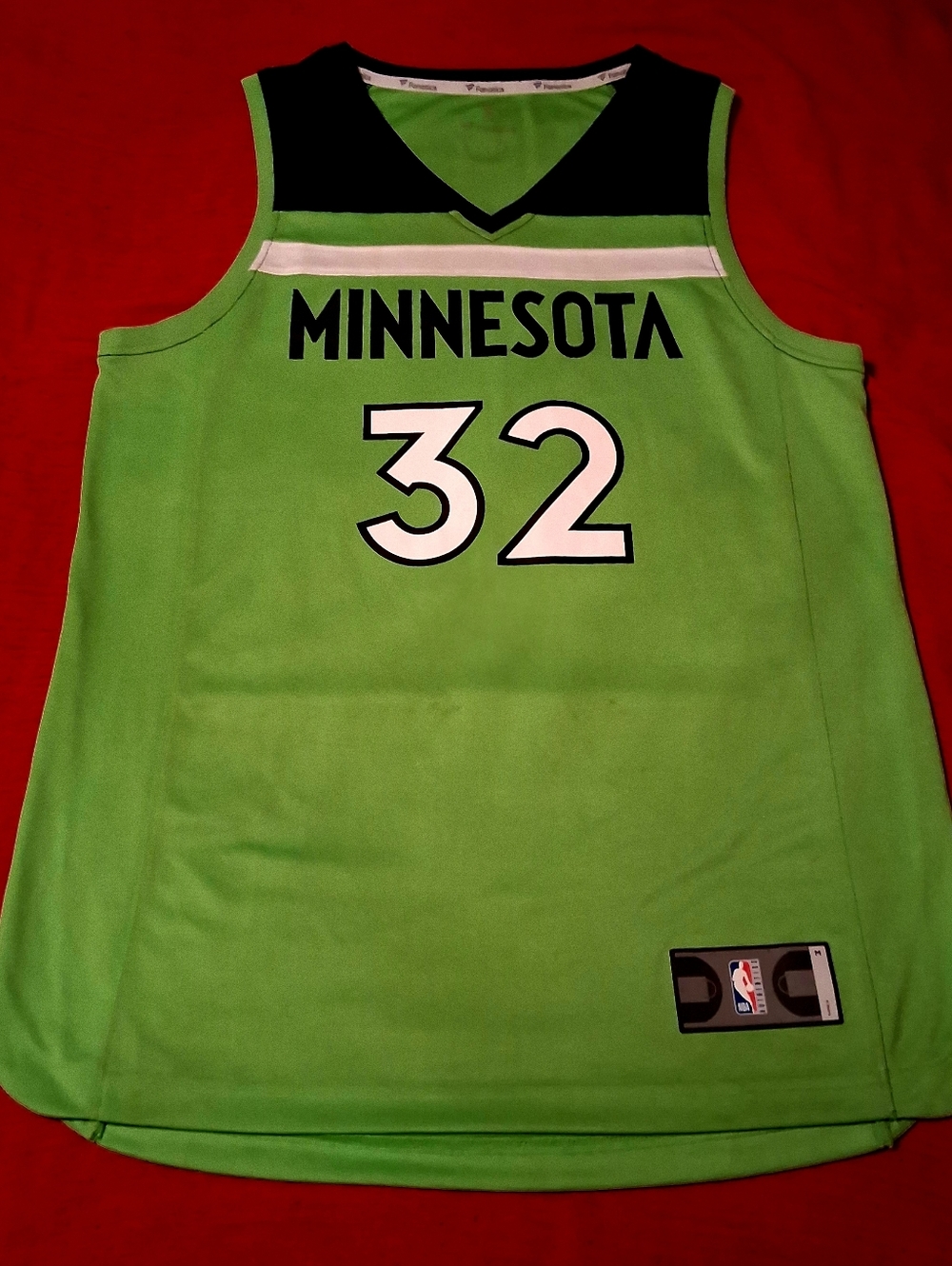 Towns. KAT! Timberwolves "Statement Edition" basketball jersey. Size Med.